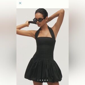 Elegant Black Strapless Dress